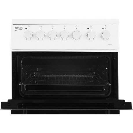 Beko EDP503W 50cm Electric Double Oven with Grill Cooker White