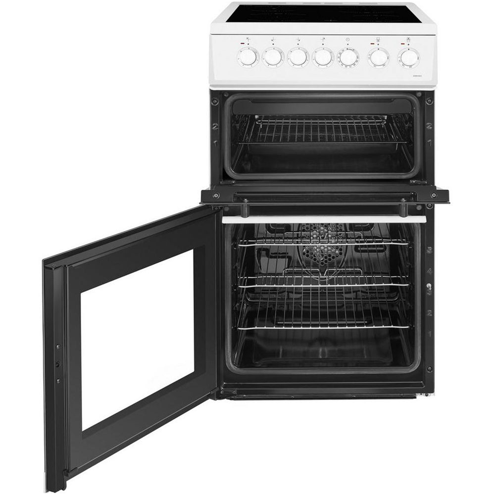 Beko EDVC503W 50cm Electric Double Oven with Ceramic Hob - White