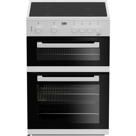 Beko ETC611W 60cm Oven Electric Cooker with Ceramic Hob White