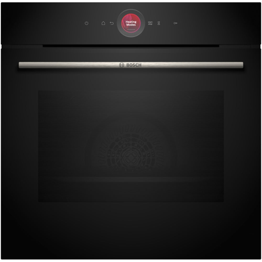 Bosch HBG7341B1B 60cm Series 8 Catalyic Electric Built in Single Oven with Air Fry Function in Black