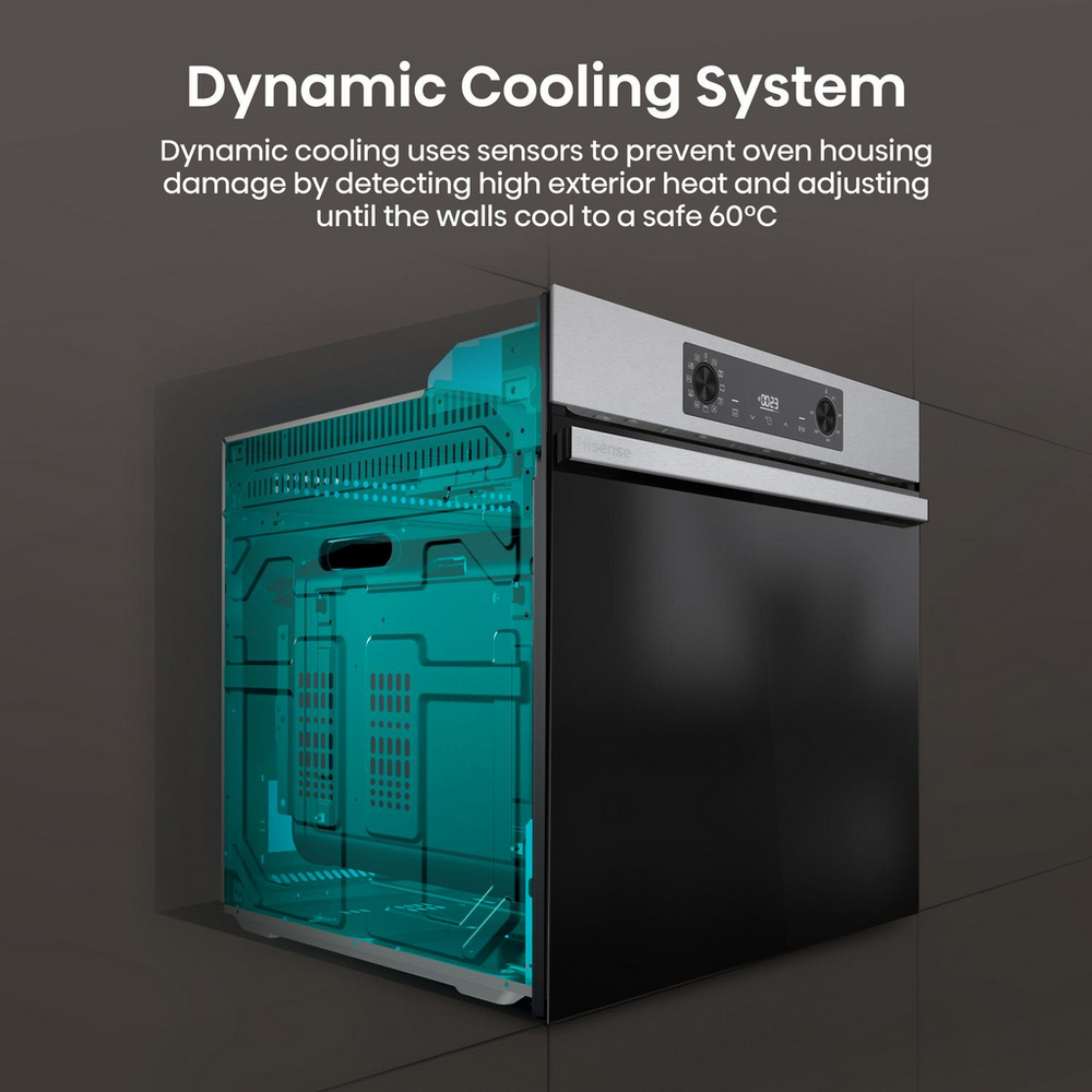 Hisense BI622AXPGUK Hi4 59.5cm Built In Electric Single Oven Stainless Steel