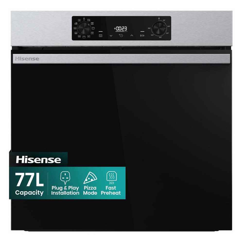 Hisense BI622AXPGUK Hi4 59.5cm Built In Electric Single Oven Stainless Steel
