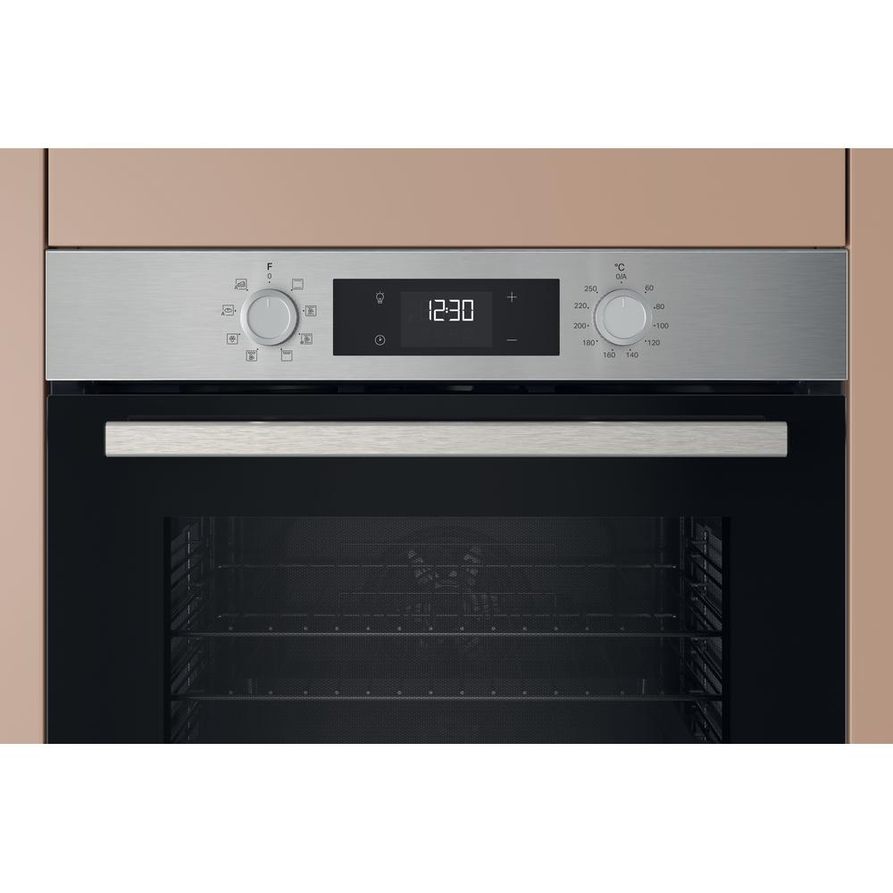Hotpoint HOM255CXUK Class 2 Multiflow Built-In Electric Single Oven Stainless Steel