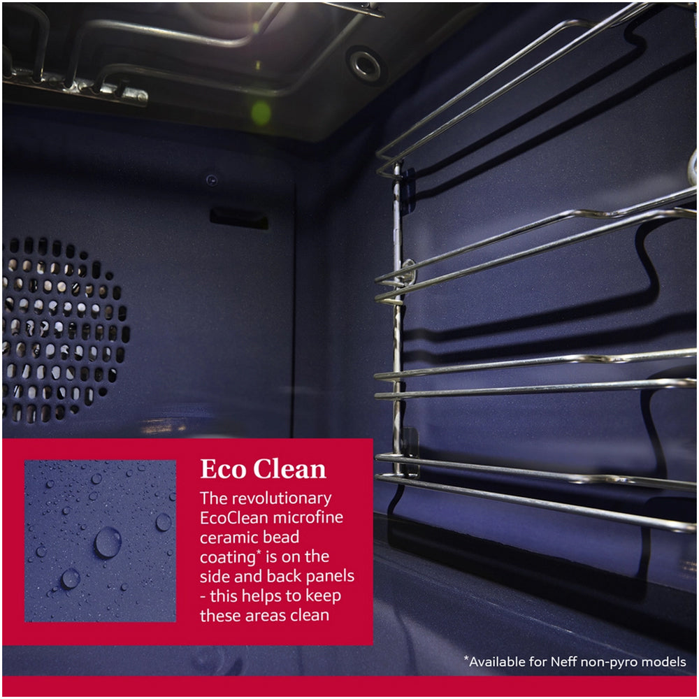 Neff B3ACE4AN3B N50 Slide & Hide 60cm Built In Electric Single Oven Stainless Steel A+ Rated