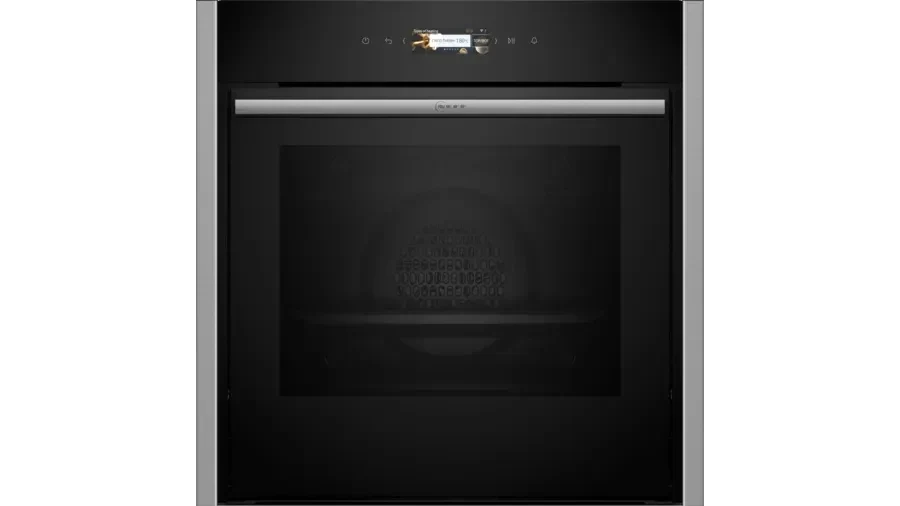 Neff B54CR71N0B N70 Slide and Hide Built-In Electric Single Oven Stainless Steel