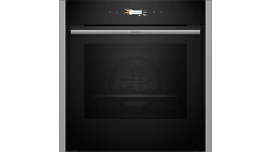 Neff B54CR71N0B N70 Slide and Hide Built-In Electric Single Oven Stainless Steel