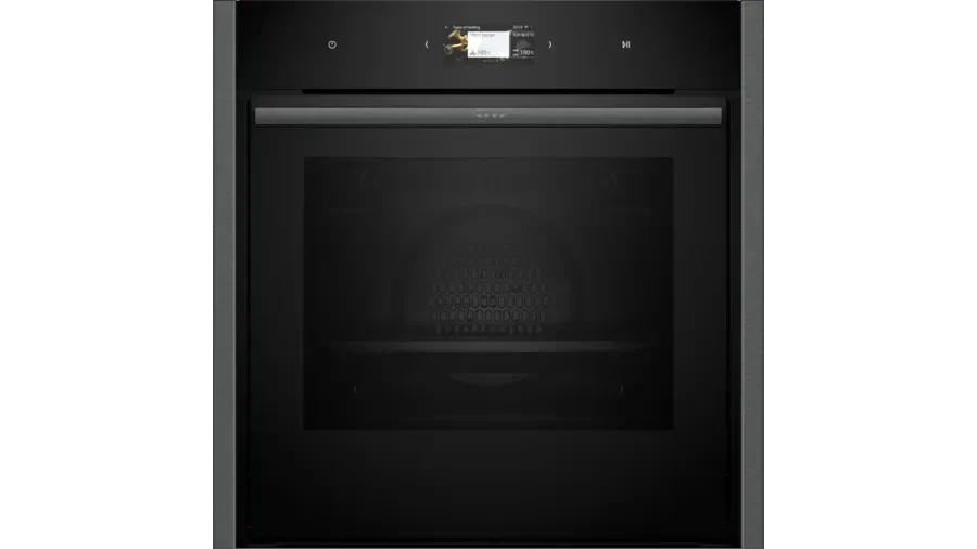 Neff B64CS71G0B N90 Slide and Hide Built-In Electric Single Oven Graphite