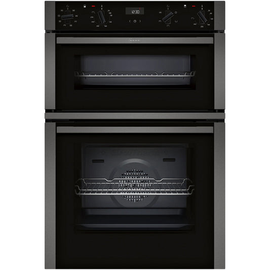 Neff U1ACE2AG3B N50 60cm Built In Electric Double Oven Graphite Grey